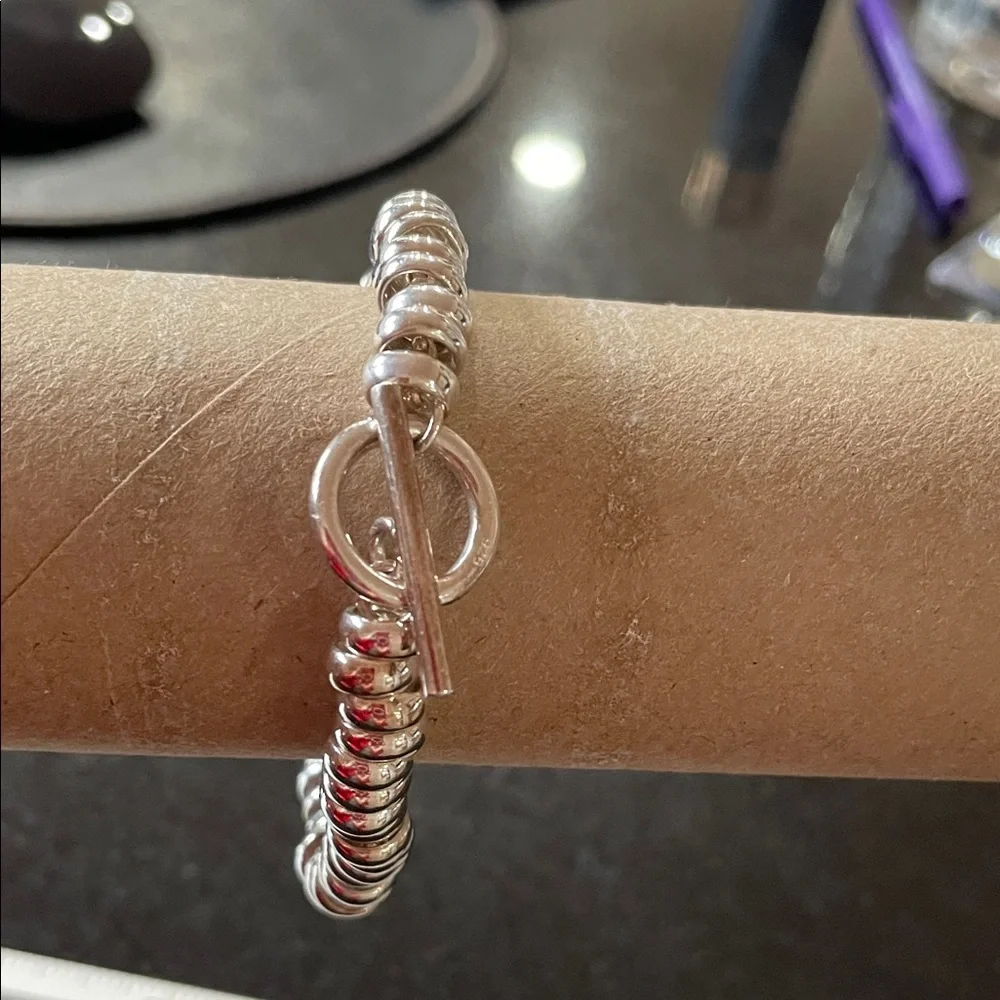 “Cheerios” Sterling Silver Bracelet - Original Price (I have receipt) was 195.00 - Picture 6 of 8